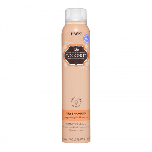 Hask Monoi Coconut Dry Shampoo, 184 gr