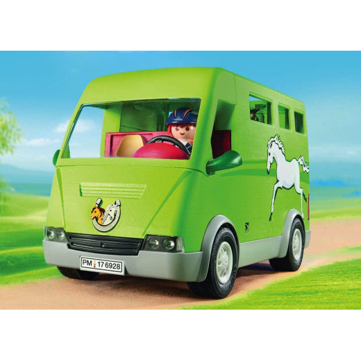 Playmobil Horse Transporter Building Set