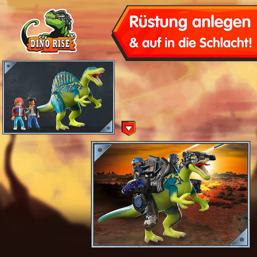 Playmobil Dino Rise Spinosaurus,Double Defense Power