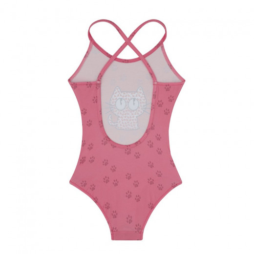 Slipstop Girls Swimsuit, Chili Design