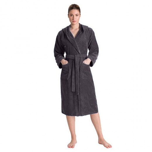 Cannon Plain Bathrobe Cotton, Black Color