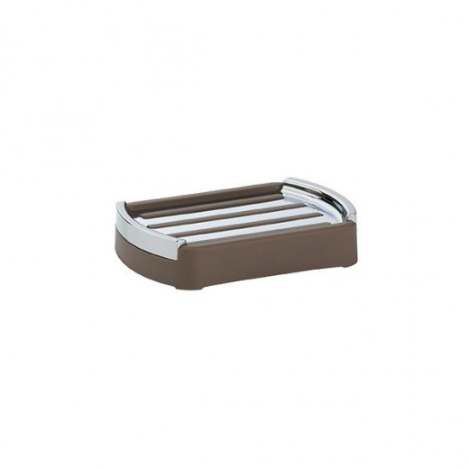 Kela Soap Dish, Marta Design, Dark Beige Color