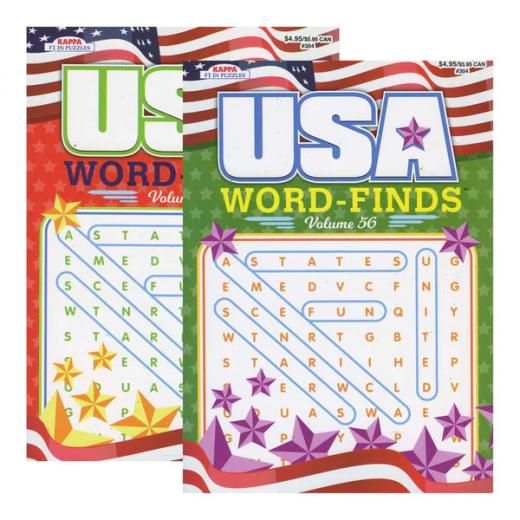 Kappa USA Word Finds Puzzle Book