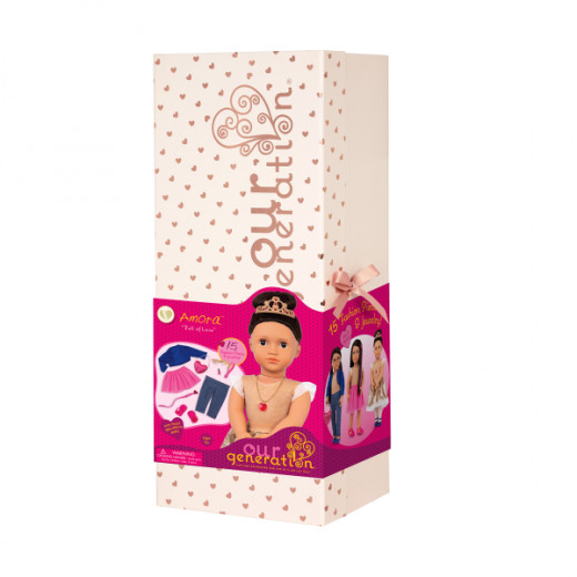 Our Generation Regular Doll, Amora And Accessories, Gift Set