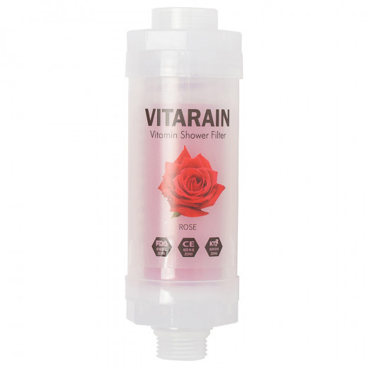 Vitarain Korean Vitamin Shower Filter, Rose