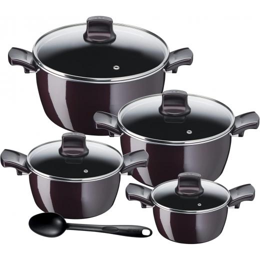 Tefal Resist Intense Cooking Set, 9 Pieces