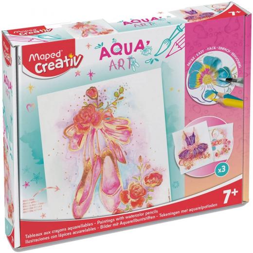 Maped Creative Watercolor Set Aqua Art, Ballet Dance Design