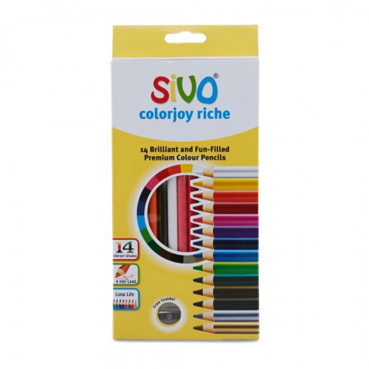 Sivo Colorjoy Colored Pencils, Pack of 14