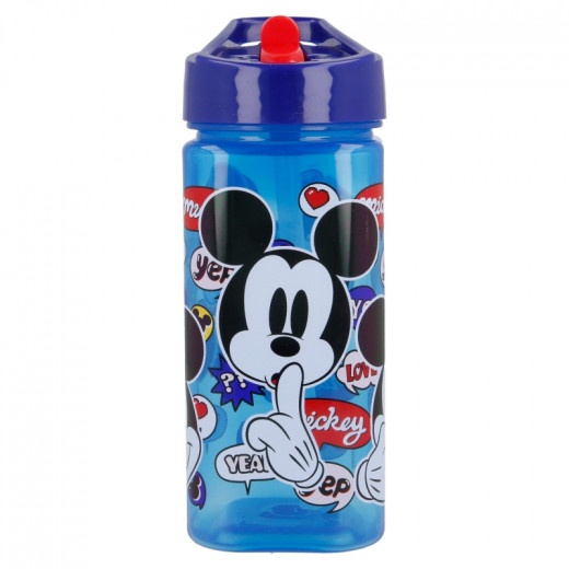 Stor Plastic Bottle, Mickey Mouse Design,  530 Ml