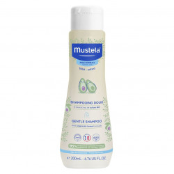 Mustela Baby Gentle Shampoo with Natural Avocado - Hair Care for Kids of all Ages & Hair Types - Tear-Free & Biodegradable Formula 200ml