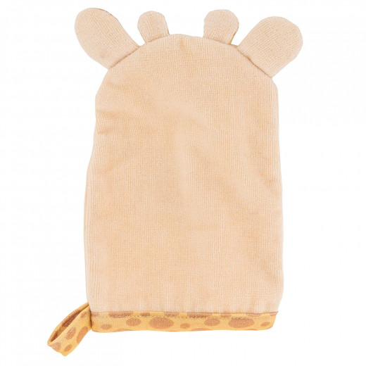 Stephen Joseph Bath Mitts, Giraffe Design