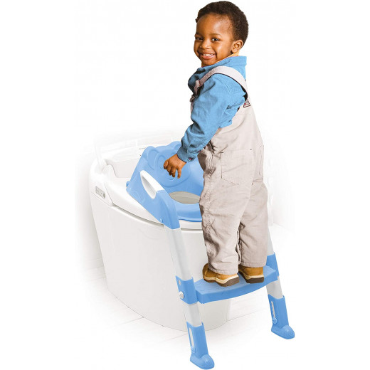 Professional Teddie Children Toilet Ladder with Steps - Potty Trainer - Blue