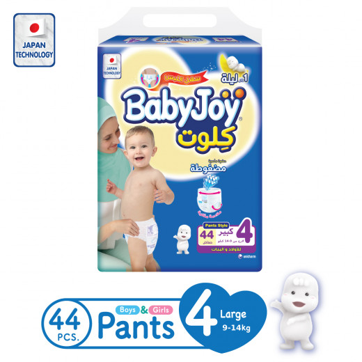 Baby Joy Pants Large Size 4, 9-14 kg, 44 Pieces