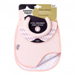 Tommee Tippee Closer to Nature Milk Feeding Bibs, 2 pieces, Baby Pink