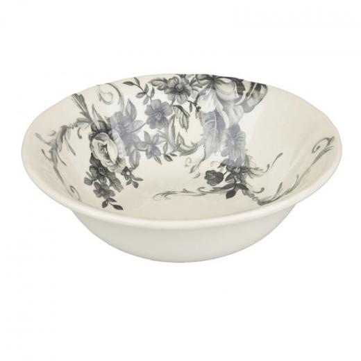 Claytan Gorgeous Bowl Plate, Grey Color, 15.7 Cm, 1 Piece