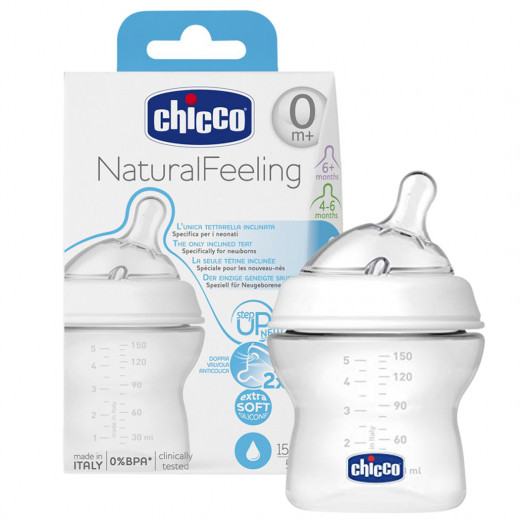 Chicco - Natural Feeling 0M+ 150Ml Regular Flow