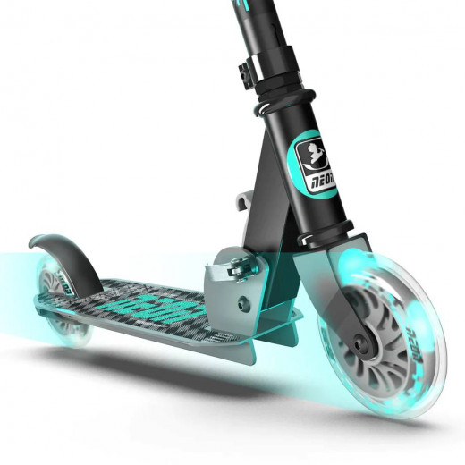 Yvolution Scooter, 2 LED Wheels, Neon Apex Grey Color