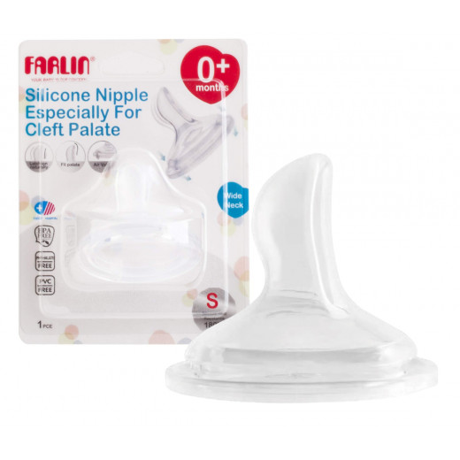 Farlin Silicone Nipple For Cleft Palate , Small