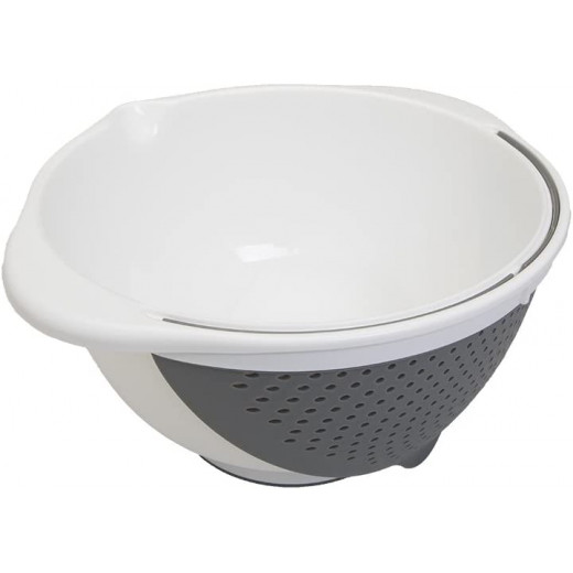 Metaltex Plastic 2 In 1 Bowl & Removable Colander, 25 X 14 Cm