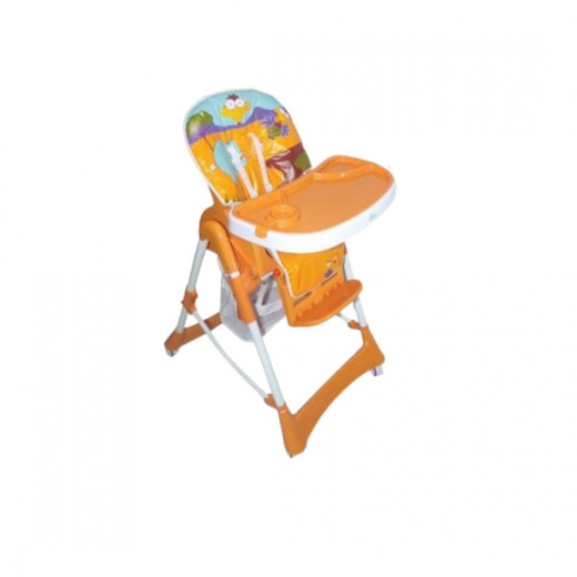 aBaby - Baby High Chair, Orange