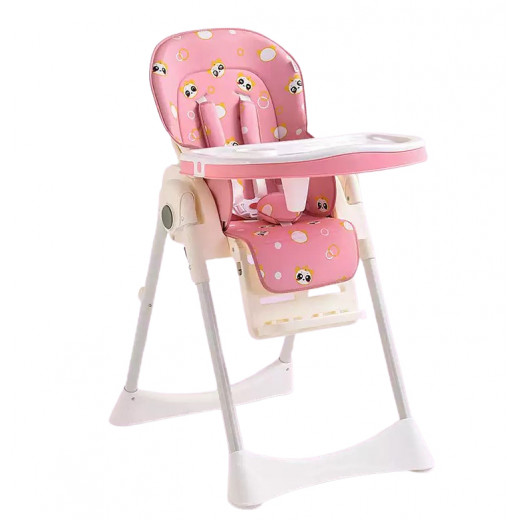 High Chair For Babies +6 m Without Wheels - Pink Color
