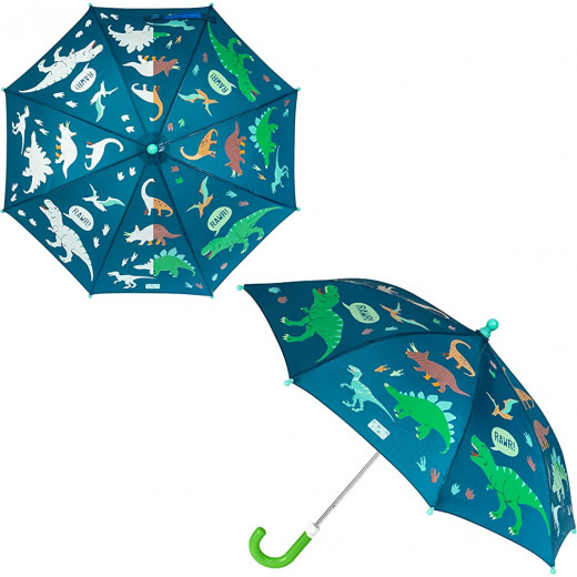 Stephen Joseph Color Changing Umbrella, Dino Design