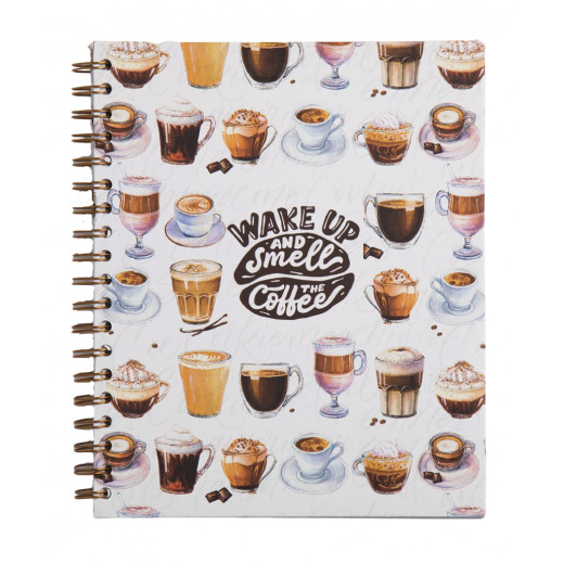 Mofkera Wire Coffee Notebook Hardcover A5 Size