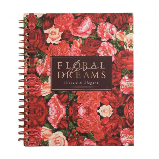 Mofkera Wire Floral Dreams Notebook Hardcover A4 Size