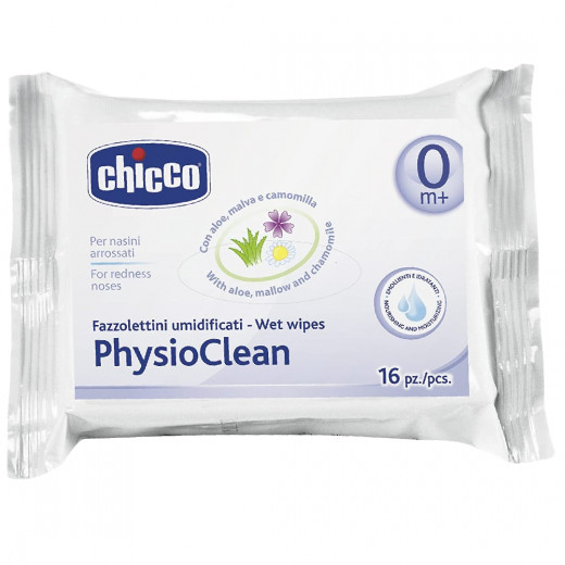Chicco Wet Wipes PhysioClean 16 Pieces