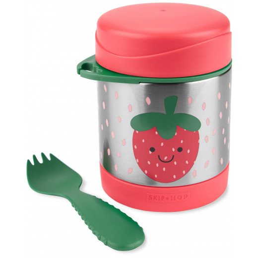 Skip Hop Spark Style Insulated Food Jar, Strawberry Design