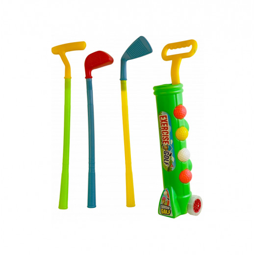 Exercise Golf Set Toy For Kids, Small Size, Green Color