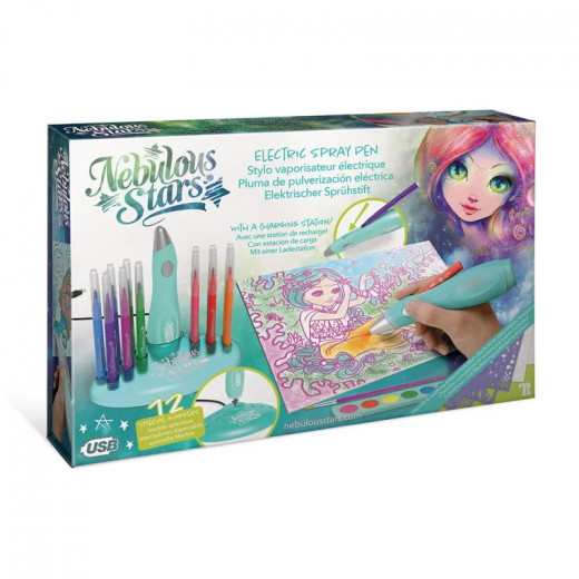 Nebulous Stars Deluxe Set Electric Spray Pen Toy