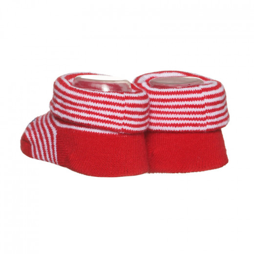 Baby Sock, I Love Santa Design