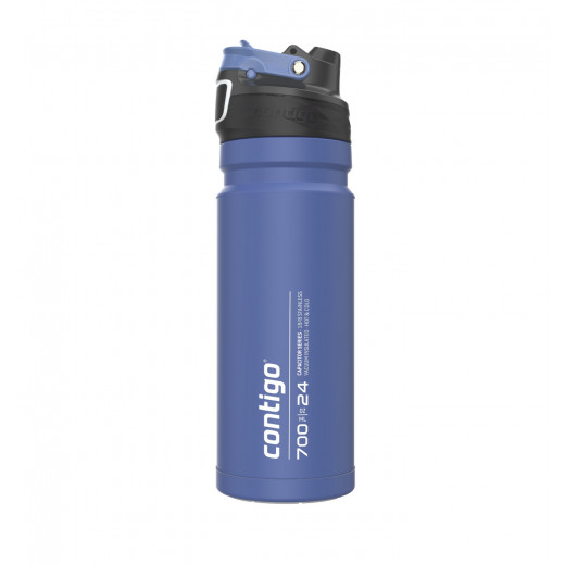 Contigo Premium Outdoor Free Flow Stainless Steel, Blue Color, 720 Ml