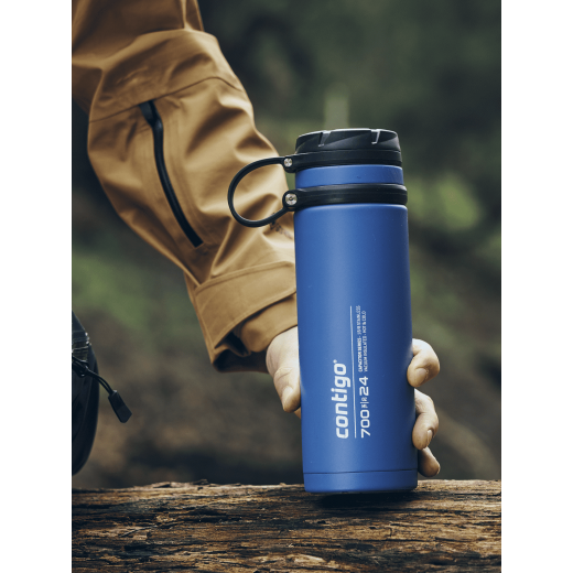 Contigo Premium Outdoor Fuse Stainless Steel, Blue Color, 720 Ml