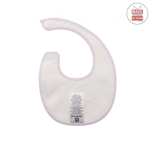 Cambrass Pio Round Bib, Pink Color