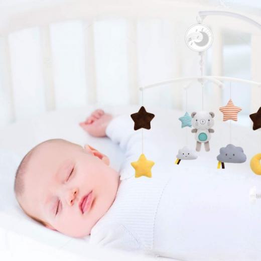 Konig Bear Musical Cot Mobile