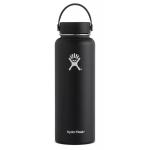 Hydro Flask Wide Mouth Flex Cap, Black, 1.18 Liter