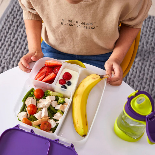 صندوق غذاء للاطفال, ازرق فاتح من بي بوكس