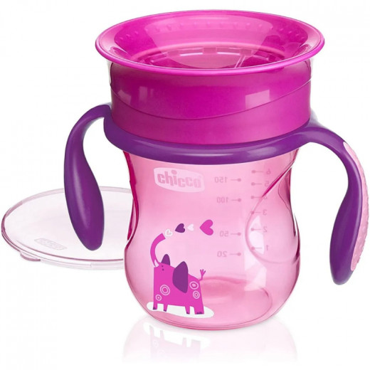 Chicco Advanced Cup, Pink Color, 200 Ml