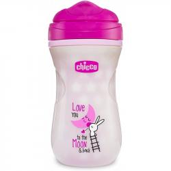 Chicco Cup Shiny Glow In The Dark, Pink Color