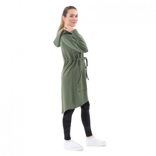 RB Performance Long Jacket, Olive Green Color