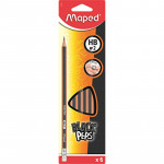 Maped  Graphite pencil Black’Peps with eraser