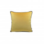 Nova Home Velvet Cushion Cover, Yellow, 47x47 Cm