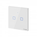 Sonoff T1EU2C-TX Smart Wall Switch - 2CH WiFi & RF 433