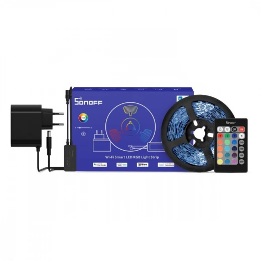 مجموعة سونوفL2-2M شريط إضاءة ليد ذكي مقاوم للماء 2 متر RGB جهاز تحكم عن بعد مزود بشبكة وايفاي