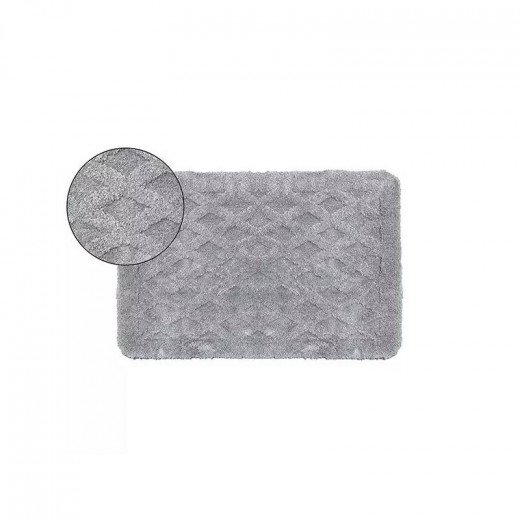 Nova Home Bath Mat "Athens", Silver Color, 60*90