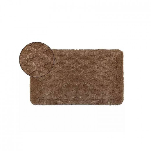 Nova Home Bath Mat "Athens", Brown Color, 70*120