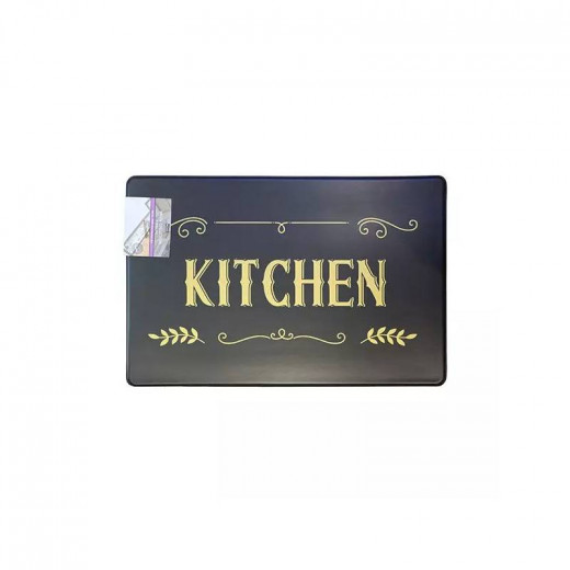 Nova Home "Crops" Kitchen Mat, Black Color, 51*76 Cm