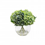 Nova Home "Hydrangea" Artificial Flower Arrangement, Blue Color, 23Cm